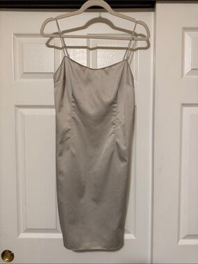 Kay Unger Slip Dress on Silver